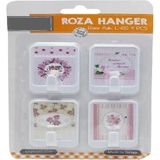 İlk El Grup 4 Lü Roza Yapışkanlı Askı 4,5X6CM - Renkli - standart