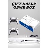 İlk El Grup 4K 3D Hd Görüntü Kaliteli Kablosuz Çift Kollu 20.000 Oyunlu Retro Oyun Konsolu Tv Box - 1. Kol Oyun Konsolu - Renkli