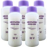 İlk El Grup 5 Adet Oksidan Krem Saç Boya Sıvısı 9'luk 30 Volüme 60 ml - 11