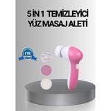 İlk El Grup 5 Başlıklı Yüz Masaj Aleti – Cilt Temizleme, Peeling, Siyah Nokta ve Gözenek Bakımı - 1