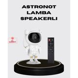 İlk El Grup 8 Efektli Astronot Galaxy Projektör Uzaktan Kumandalı LED Gece Lambası - Renkli