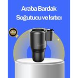 İlk El Grup Araç Içi Isıtıcı Soğutucu Bardaklık 60°c Isıtma -4°c Soğutma - Renkli - 0 - 249 ml