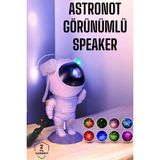 İlk El Grup Astronot Bluetooth Hoparlör Gökyüzü Projektör Gece Lambası - 1