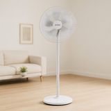 İlk El Grup Ayaklı Vantilatör 5 Kanat 18'' (Yaklaşık 45 Cm) Sessiz 3 Kademe 140 cm - Renkli