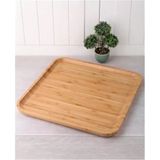 İlk El Grup Bambu Kare Sunum Tabağı 30CM -KR3030 - 1 - Renkli