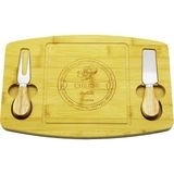İlk El Grup Bıçak Sağ-Sol 19X29CM -1.5cm Ahşap Bambu Kahvaltı Peynir Sunum Tabak 2peynir Bıçak=ahşap Sa - Renkli - --