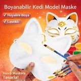 İlk El Grup Boyanabilir Kedi Model Maske – Kendi Tasarımını Oluştur Tkç(Itd)