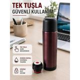 İlk El Grup Çift Katmanlı Vakumlu Termos Ofis Araç Kamp Için Paslanmaz Çelik Termos - Renkli