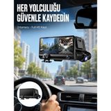 İlk El Grup Çift ve Üçlü Lens Seçeneği ile Tüm Açılardan Kayıt Yapan Araç Kamerası Yeni Nesil - 1
