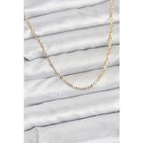 İlk El Grup Cm 14K Gold Renk Pirinç Lazer Model 60 Cm Kadın Kolye - Tj-Bko10927