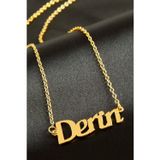 İlk El Grup Derin İsimli Kolye (Kişiye Özel)