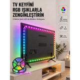 İlk El Grup Enerji Tasarruflu Rgb Şerit LED 5 Metre - Renkli