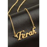 İlk El Grup Ferah İsimli Kolye (Kişiye Özel)