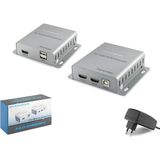İlk El Grup HDMI Kvm Extender 4K Loop-Out 120 M - Gümüş HDX1363 Iegtgrs-34