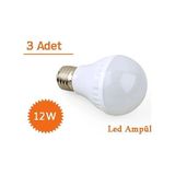 İlk El Grup Ieg™ 12W Enerji Tasarruflu LED Ampul ( 3 Adet ) - 1 - 10 W - Amber