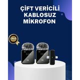 İlk El Grup Ieg™ 2in1 Kablosuz Yaka Mikrofonu Ios ve Android Uyumlu - Renkli