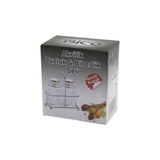 İlk El Grup ieg™ 2PCS KROM KAPAK AKRİLİK TUZLUK - BİBERLİK - BAHARATLIK METAL STANDLI KARE - KÖŞELİ ()
