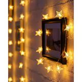 İlk El Grup ieg™ 5 Metre 20 Yıldızlı LED Işık Zinciri Daylight Beyaz Salon ve Oda Dekoru