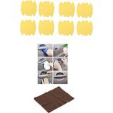 İlk El Grup Ieg™ 9lu Set Araba Kapı Kolu Koruyucu Çizilme Önleyici Şeffaf Sticker Film Koruma Seti