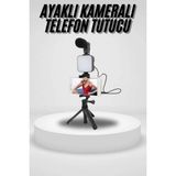 İlk El Grup Ieg™ Akıllı Telefon Vlog Kiti Tripod Mini Mikrofonlu Telefon Tutucu - 1