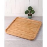 İlk El Grup Ieg™ Bambu Kare Sunum Tabağı 30CM ROYALEKS-KR3030 - 1 - Renkli