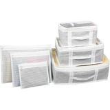 İlk El Grup Ieg™ Bavul Içi Düzenleyici Valiz Organizer 6 Lı Set - Çizgili - Çok Renkli - 1 Adet - Standart