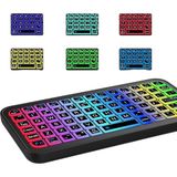 İlk El Grup Ieg™ Bluetooth 5.2 Destekli Kablosuz Mini Rgb Klavye Ultra Ince - 1 - Renkli