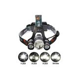 İlk El Grup Ieg™ Boruit T6 Kafa Feneri 5000 Lumens 3xcree Xm-T6+2r5 Lamba LED Kamp Lambası - 1 - Çok Renkli