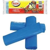 İlk El Grup Ieg™ Büyük Boy Çöp Torbası 65 x 80 cm 10 Lu Rulo x 1 Paket = 10 Adet (Mavi) - 10 x 10 cm