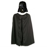 İlk El Grup ieg™ Çocuk Boy Yıldız Savaşları Star Wars Darth Vadet Maskesi ve 90 cm Pelerin Seti Siyah