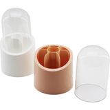 İlk El Grup Ieg™ Elis 7 Bölmeli Kapsül Organizer Plastik Hazne - Kristal Mika Fanus Kapak () - --