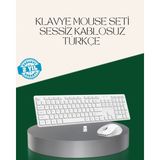 İlk El Grup Ieg™ Ergonomik Kablosuz Klavye Mouse Takımı - Tam Boy, Sessiz ve Güvenilir