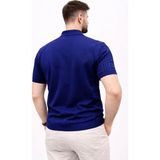 İlk El Grup Ieg™ Erkek Yazlık Triko Tişört Kısa Kol Polo Yaka Düğmeli T-Shirt - Lacivert