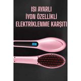 İlk El Grup Ieg® Fön Tarağı Saç Düzleştirici Sıkı Dişli Isı Ayarlı Elektriklenme Karşıtı