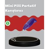 İlk El Grup Ieg™ Frappe ve Cappuccino Maker – Taşınabilir Pilli Köpürtücü Mikser - Renkli
