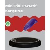 İlk El Grup Ieg™ Frappe ve Cappuccino Maker – Taşınabilir Pilli Köpürtücü Mikser