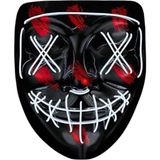 İlk El Grup Ieg™ Hallowen Parti Maskesi Neon LED Işıklı Maske 3 Modlu Cadılar Bayramı Maskesi