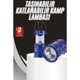İlk El Grup Ieg Kamp Lambası Solar Şarjlı Kızaklı Kamp Feneri LED Lamba Işıldak - 1 - Renkli