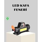 İlk El Grup Ieg™ Kamp ve Doğa Için Şarjlı LED Baş Feneri – Mıknatıslı, Su Geçirmez - 1 m - Renkli