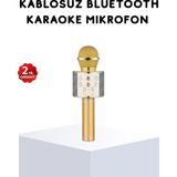 İlk El Grup Ieg™ Karaoke Mikrofonu Bluetooth USB Aux Girişli Yankı Efektli - Renkli
