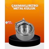 İlk El Grup Ieg™ Küllük ve Çakmak Birleşik Set Paslanmaz Çelik Gövde - Renkli - standart