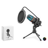 İlk El Grup ieg™ ME4RGB Profesyonel Rgb Mikrofon 192 Khz / 24 Bit Çok Yönlü Type-C - Siyah