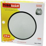 İlk El Grup Ieg™ Nisaluce EAMP-106/B 24W Radar Sensörlü Ledli Armatür Beyaz Çerçeve Mekatronik Askı S�