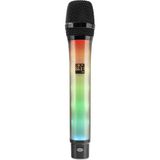 İlk El Grup Ieg™ Profesyonel Kablosuz Uhf Mikrofon Rgb - Siyah Wx-81 - Renkli