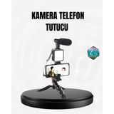 İlk El Grup Ieg® Profesyonel Vlog Çekim Kiti LED Işıklı Tripod Mikrofonlu Telefon Seti - 1