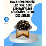 İlk El Grup Ieg™ Projektör Işıklı ve Aromaterapi Destekli Taşınabilir Nemlendirici Cihaz USB Bağlantı - Ahşap