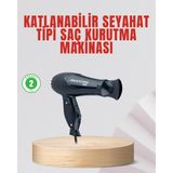 İlk El Grup Ieg™ Seyahat Tipi Saç Kurutma Makinesi Katlanabilir Hafif Yapı