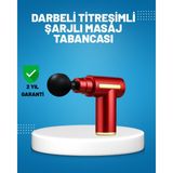 İlk El Grup Ieg™ Titreşimli Masaj Tabancası 4 Başlıklı 6 Hız Ayarlı Kas Rahatlatıcı
