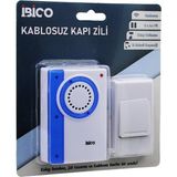 İlk El Grup Ieg™ Wireles Kablosuz Kapı Zili Pilli 16 Farklı Melodi 50MT Çekim Alanı Pil = 2AA - Düğ