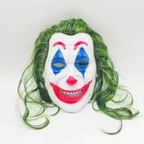 İlk El Grup Joaquin Phoenix Joker Maskesi Yeşil Saçlı